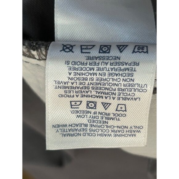 Lands End Mid Rise Straight Leg Chino Gray Versatile Everyday Comfort Women - Picture 5 of 8